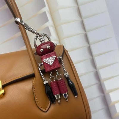 Luxury Robot Keychain Keyring Bag Charm