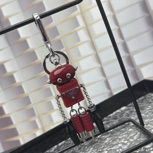 Luxury Robot Keychain Keyring Bag Charm