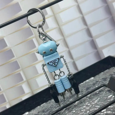 Luxury Robot Keychain Keyring Bag Charm