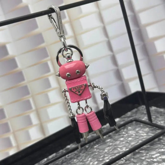 Luxury Robot Keychain Keyring Bag Charm