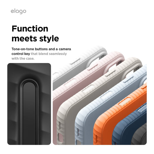 MagSafe Ridge Silicone Case [7 Colors]