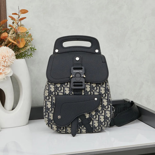 DR Saddle Style Mini Backpack Classic Oblique