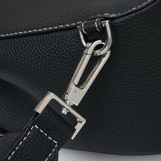 DR Leather Backpack Saddle Style White Stitches