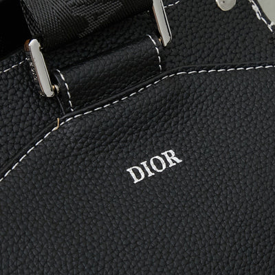 DR Leather Backpack Saddle Style White Stitches