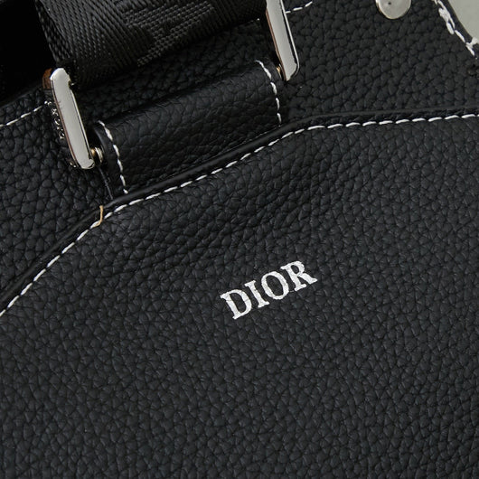 DR Leather Backpack Saddle Style White Stitches
