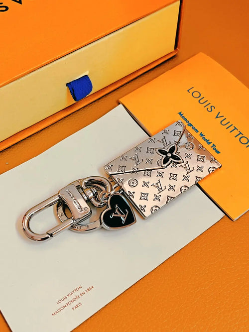 Designer Postal Envelop Key Chain Bag Charm