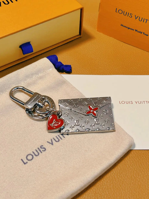Designer Postal Envelop Key Chain Bag Charm