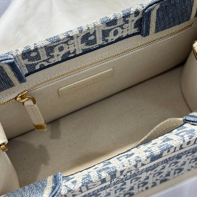 Small Lace Denim Blue Embroidery