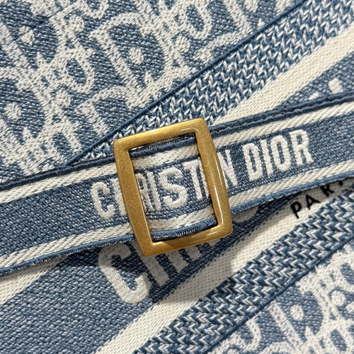 Small Lace Denim Blue Embroidery