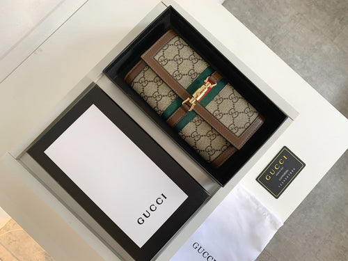 Supreme Canvas GG Chain Wallet Bag