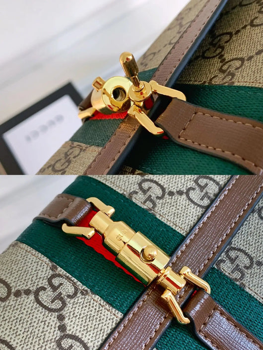 Supreme Canvas GG Chain Wallet Bag