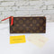Classic Monogram Canvas Wallet Red Lining