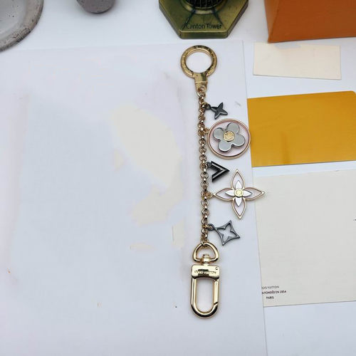 LV Keychain Contrasted Ornaments Fashion Design Bag Charm