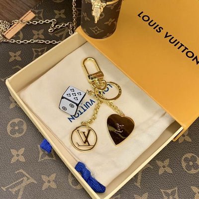 Luxury Designer KeyChain Fortune Cube Bag Charm
