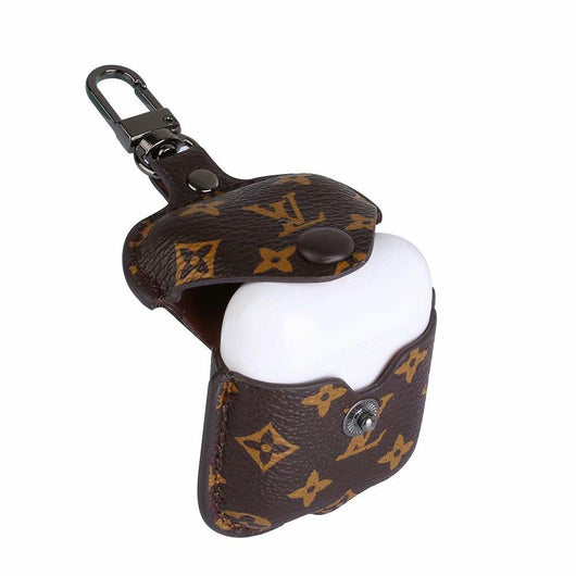 Classic Luxury Leather AirPods Case For 1-2 Generation