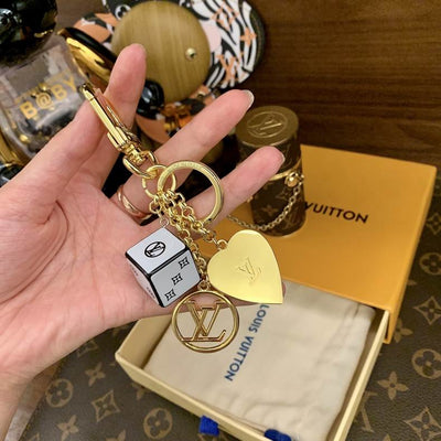 Luxury Designer KeyChain Fortune Cube Bag Charm