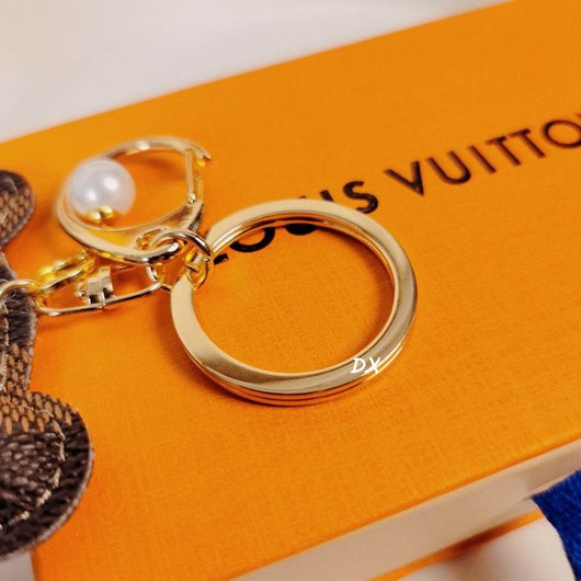 Bear LV Keychain Bag Charm Decoration Accessory