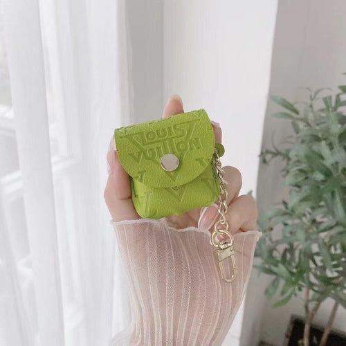 LV Leather AirPods Case Vintage Style for 2-3- Pro Generation