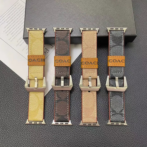 Coach Apple Watch Strap Band Classic Leather