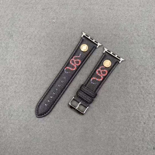 Gucci Apple Watch Strap Embroidery Snake