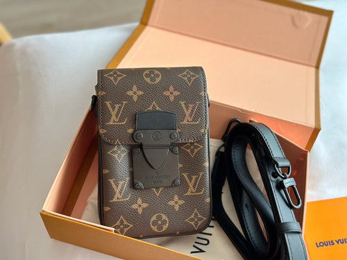 Fashion Crossbody Utility Phone Bag Black Hardware