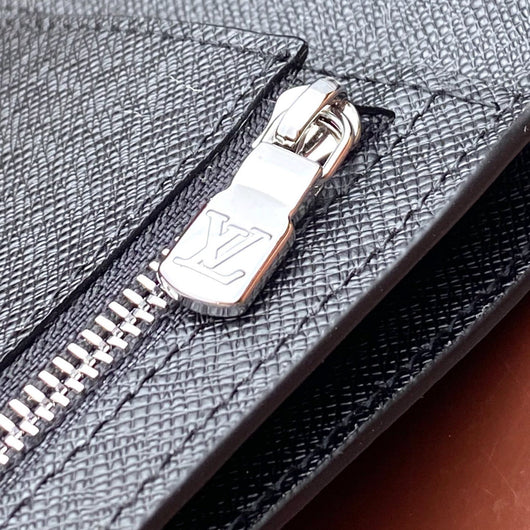 LV Black Monogram Wallet Tri-fold