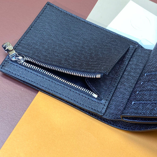 LV Black Monogram Wallet Tri-fold