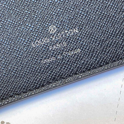 LV Black Monogram Wallet Tri-fold