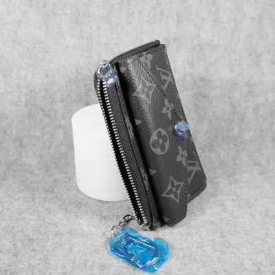 Louis Vuitton Card Case Black Monogram Mini Wallet
