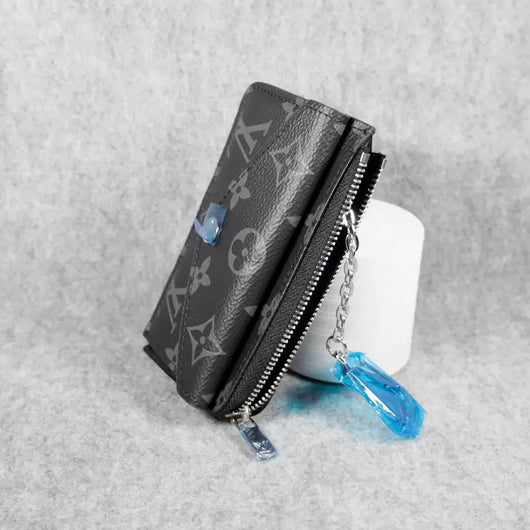 Louis Vuitton Card Case Black Monogram Mini Wallet
