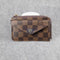 Louis Vuitton Card Wallet Carabiner Brown Checkered