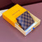 Brown Checkered LV Wallet Trifold