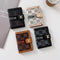 Designer Card Holder Wallet Button Closure
