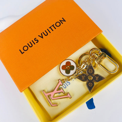 Monogram Ornament LV Keychain Bag Charm