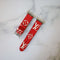 Red Leather Watch Bands for Apple Watches